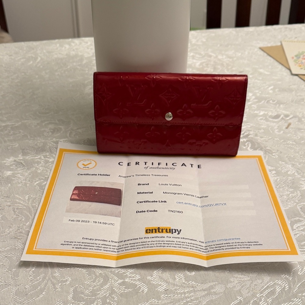 Louis Vuitton Monogram Vernis Wallet